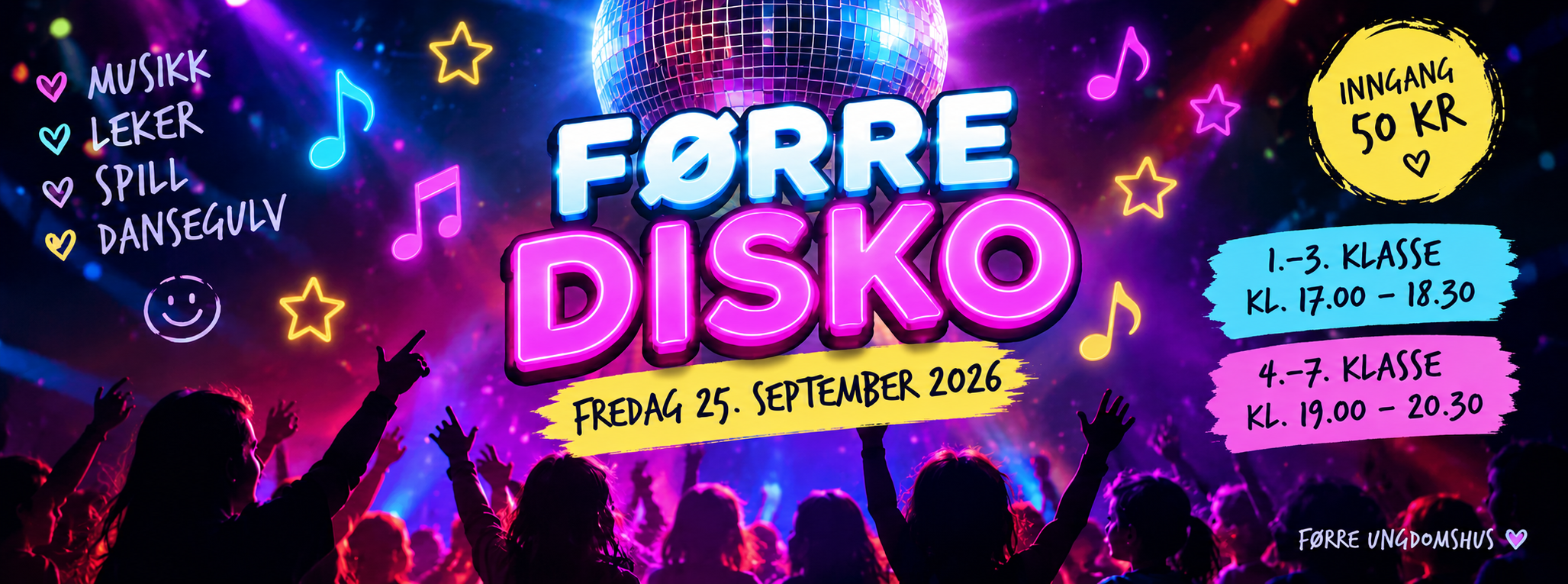 Førre Disko – 1.–3. klasse